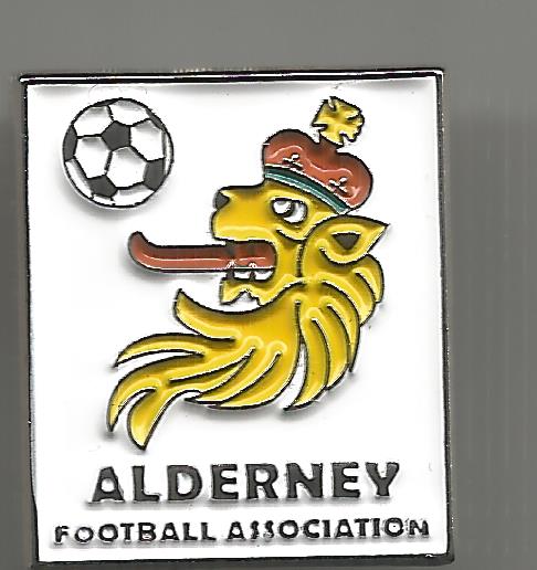 Badge Football Association Alderney white